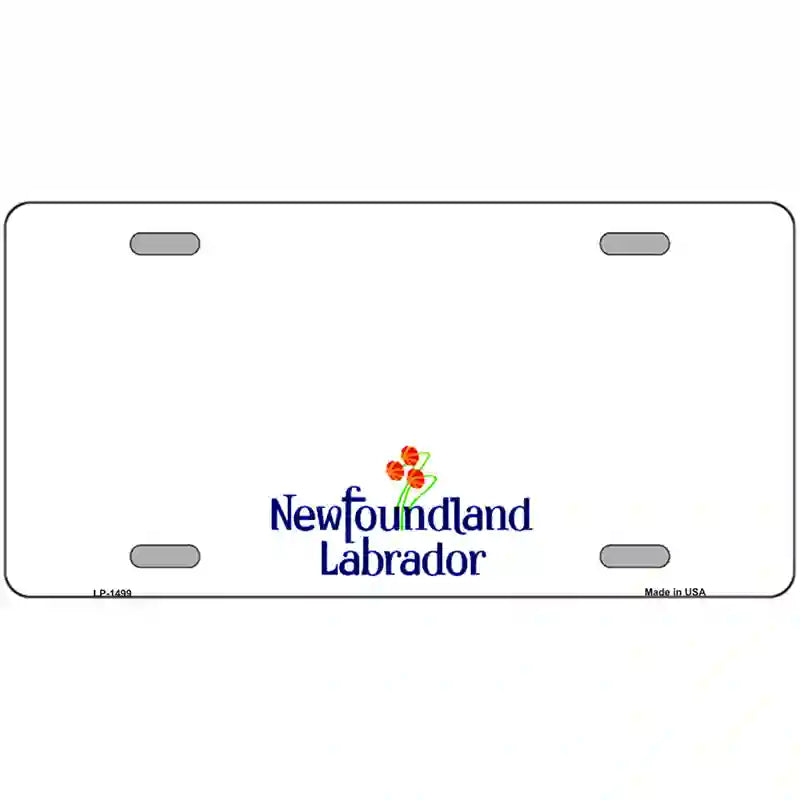 Newfoundland Novelty Metal License Plate 24" x 12" (LLP)