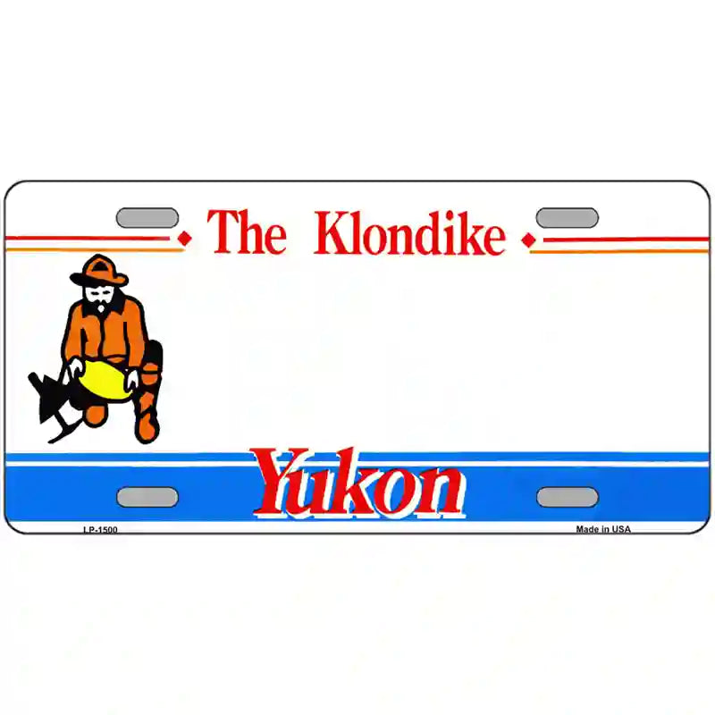 Yukon Novelty Metal License Plate 24" x 12" (LLP)