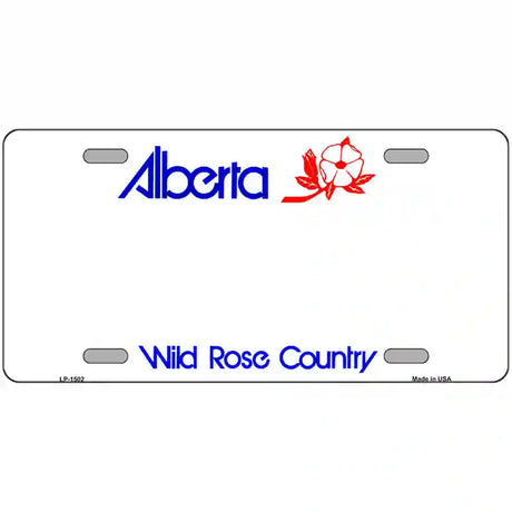 Alberta Novelty Metal License Plate 24" x 12" (LLP)