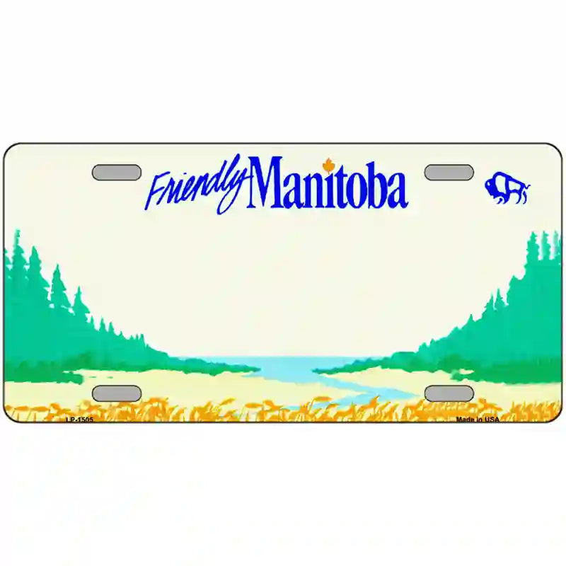 Manitoba Novelty Metal License Plate 24" x 12" (LLP)