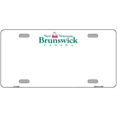 New Brunswick Novelty Metal License Plate 24" x 12" (LLP)