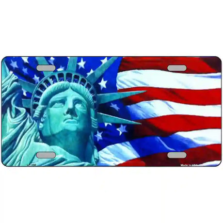 Lady Liberty Metal Novelty License Plate 24" x 12" (LLP)