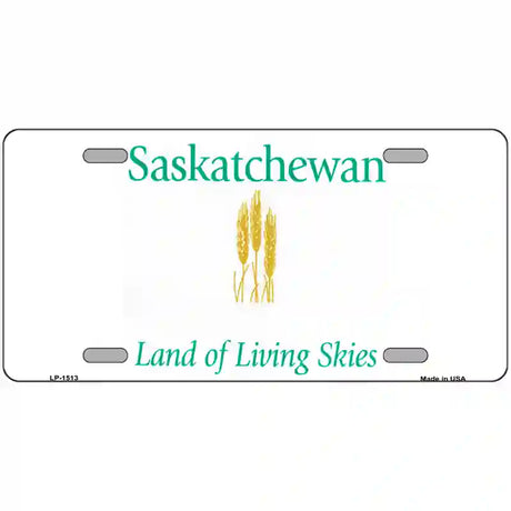 Saskatchewan Novelty Metal License Plate 24" x 12" (LLP)