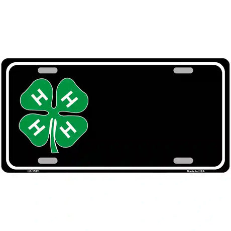 4-H Offset Metal Novelty License Plate 24" x 12" (LLP)