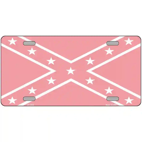 Pink Rebel Metal Novelty License Plate 24" x 12" (LLP)