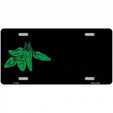 Green Chili Offset Metal Novelty License Plate 24" x 12" (LLP)