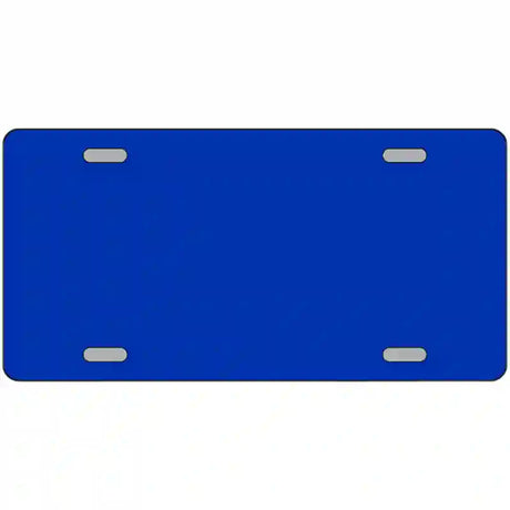 Royal Blue Solid Metal Novelty License Plate 24" x 12" (LLP)