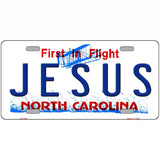 Jesus North Carolina Metal Novelty License Plate 24" x 12" (LLP)