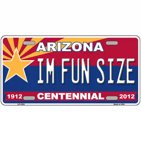 Arizona Centennial Im Fun Size Metal Novelty License Plate 24" x 12" (LLP)