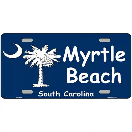 Myrtle Beach Metal Novelty License Plate 24" x 12" (LLP)