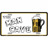 Man Cave Metal Novelty License Plate 24" x 12" (LLP)