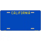 California Blue State Metal Novelty License Plate 24" x 12" (LLP)