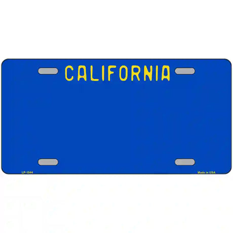 California Blue State Metal Novelty License Plate 24" x 12" (LLP)