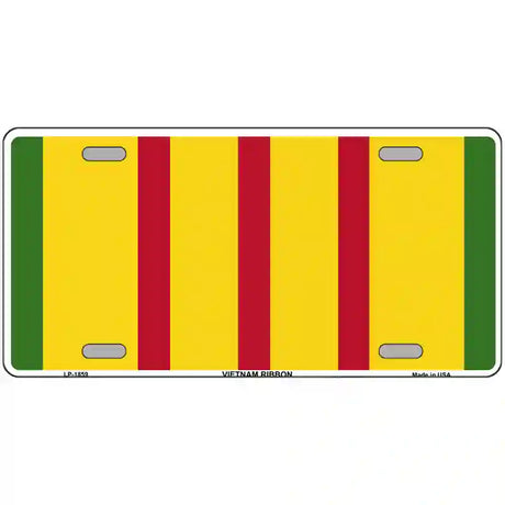 Vietnam Ribbon Metal Novelty License Plate 24" x 12" (LLP)