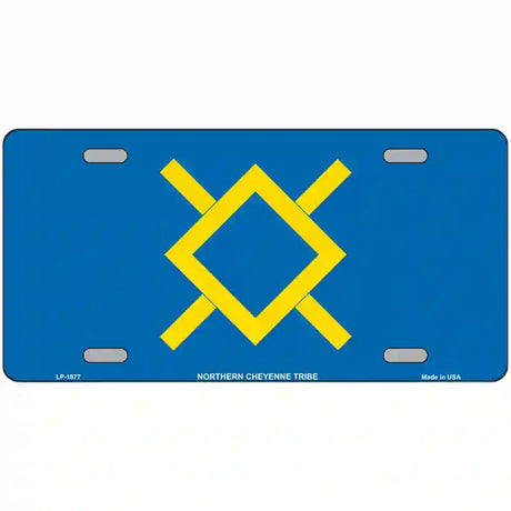 Northern Cheyenne Flag Metal Novelty License Plate 24" x 12" (LLP)