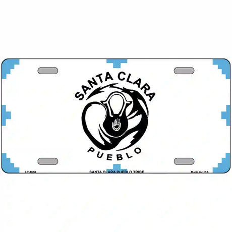 Santa Clara Pueblo Flag Metal Novelty License Plate 24" x 12" (LLP)