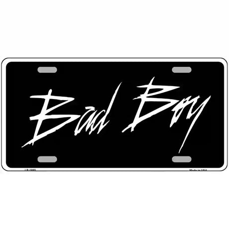 Bad Boy Metal Novelty License Plate 24" x 12" (LLP)