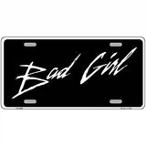 Bad Girl Metal Novelty License Plate 24" x 12" (LLP)