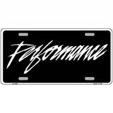 Performance Metal Novelty License Plate 24" x 12" (LLP)