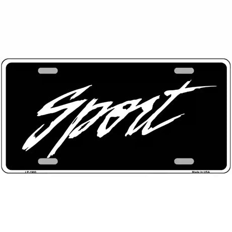 Sport Metal Novelty License Plate 24" x 12" (LLP)