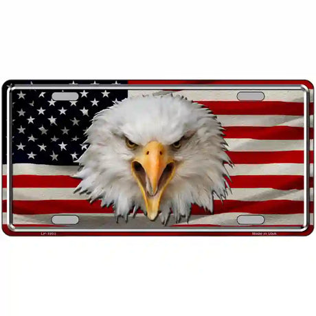 USA Eagle Metal Novelty License Plate 24" x 12" (LLP)