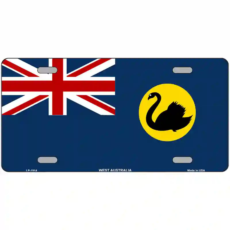 West Australia Flag Metal Novelty License Plate 24" x 12" (LLP)