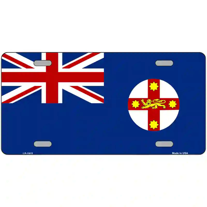 New South Wales Flag Metal Novelty License Plate 24" x 12" (LLP)