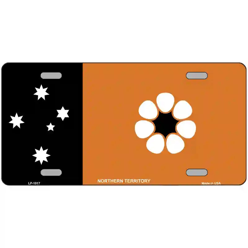 Northern Territory Flag Metal Novelty License Plate 24" x 12" (LLP)