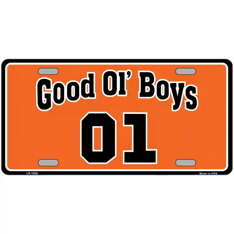 Good Ol Boys Metal Novelty License Plate 24" x 12" (LLP)