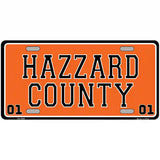 Hazard County Metal Novelty License Plate 24" x 12" (LLP)