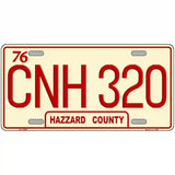 CNH 320 Metal Novelty License Plate 24" x 12" (LLP)