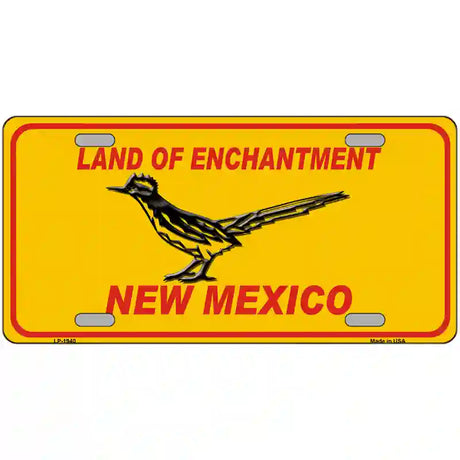 Road Runner New Mexico Novelty Metal License Plate 24" x 12" (LLP)