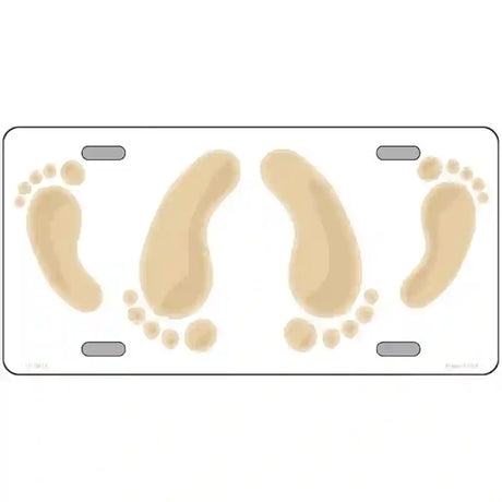 Happy Feet Metal Novelty License Plate 24" x 12" (LLP)