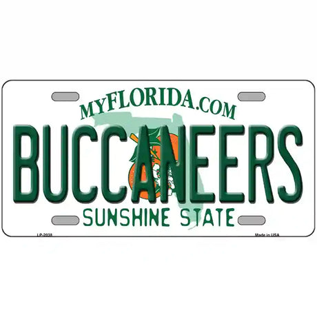 Buccaneers Florida State Novelty Metal License Plate 24" x 12" (LLP)