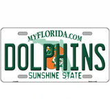 Dolphins Florida State Novelty Metal License Plate 24" x 12" (LLP)