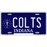 Colts Indiana State Novelty Metal License Plate 24" x 12" (LLP)