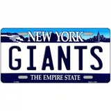 Giants New York State Novelty Metal License Plate 24" x 12" (LLP)