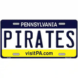 Pirates Pennsylvania Novelty State Metal License Plate 24" x 12" (LLP)