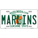 Marlins Florida State Metal Novelty License Plate 24" x 12" (LLP)