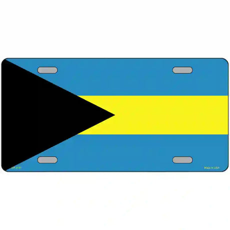 Bahamas Flag Metal Novelty License Plate 24" x 12" (LLP)