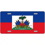 Haiti Flag Metal Novelty License Plate 24" x 12" (LLP)