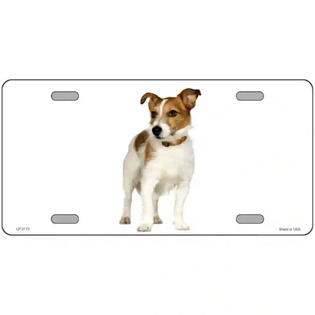 Jack Russell Terrier Dog Metal Novelty License Plate 24" x 12" (LLP)