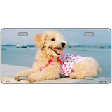 Poodle Dog Metal Novelty License Plate 24" x 12" (LLP)