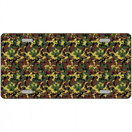 Camouflage Metal Novelty License Plate 24" x 12" (LLP)