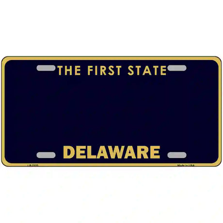 Delaware State Blank Novelty Metal License Plate 24" x 12" (LLP)