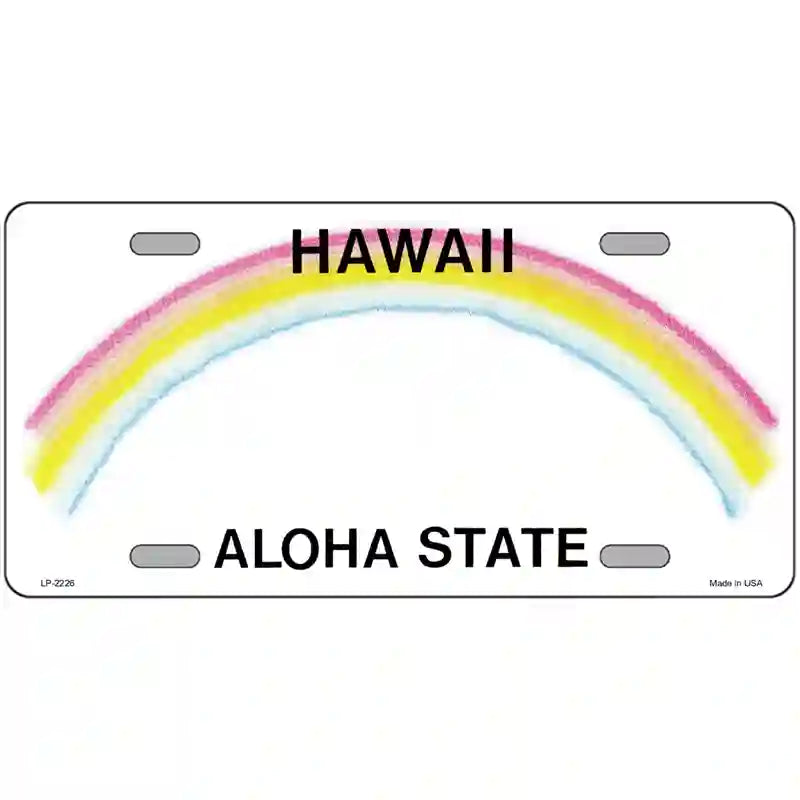 Hawaii Novelty State Blank Metal License Plate 24" x 12" (LLP)