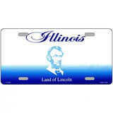 Illinois Novelty State Blank Metal License Plate 24" x 12" (LLP)