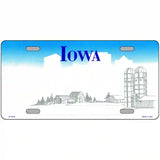 Iowa Novelty State Blank Metal License Plate 24" x 12" (LLP)