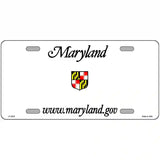 Maryland Novelty State Blank Metal License Plate 24" x 12" (LLP)