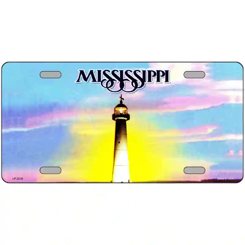 Mississippi Novelty State Blank Metal License Plate 24" x 12" (LLP)